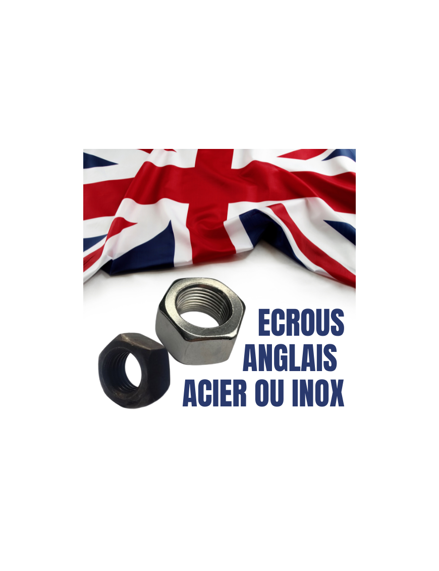 ECROU-HU-PAS-ANGLAIS-BSW-BSF-ACIER-INOXA2-18.8