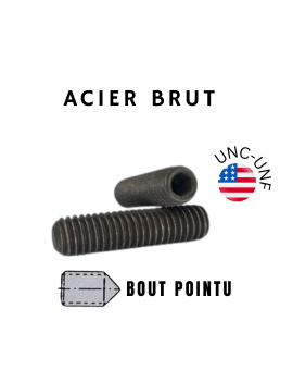 VIS-STHC-BOUT-POINTU-UNC-UNF-ACIER