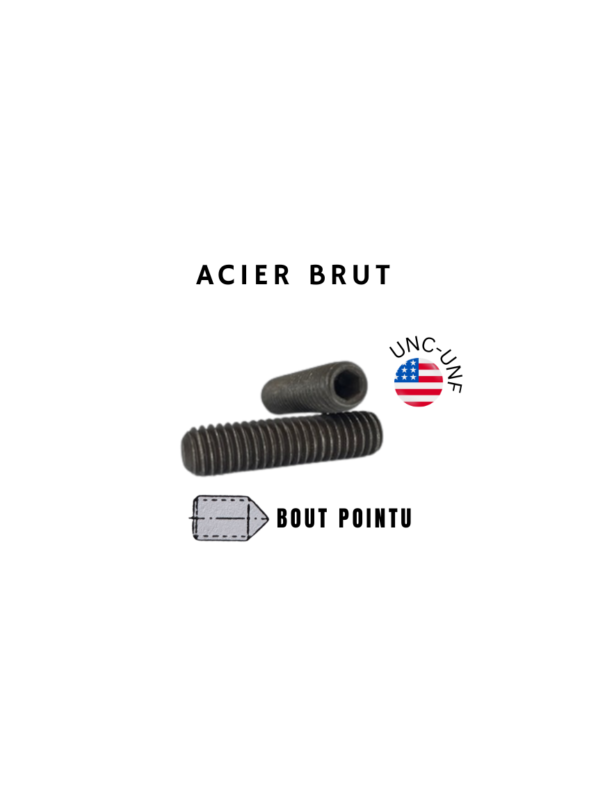 VIS-STHC-BOUT-POINTU-UNC-UNF-ACIER