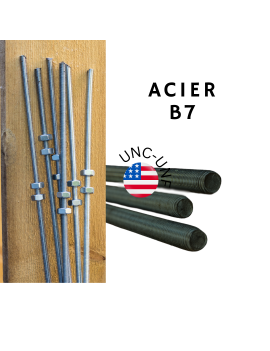 TIGE-FILETEE-UNC-UNF-ACIERB7-ACIERBRUT