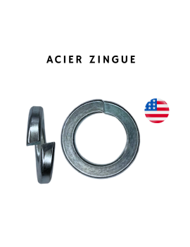 RONDELLE-PLATE-AMERICAINE-FREIN-GROWER-ACIERZINGUE