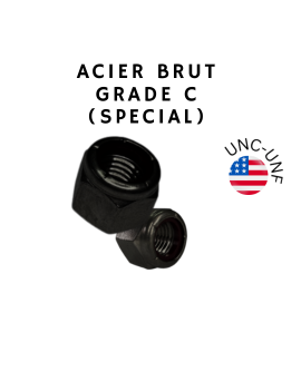 copy of ECROU UNC-UNF AMERICAIN FREIN-INSERT A BAGUE NYLON