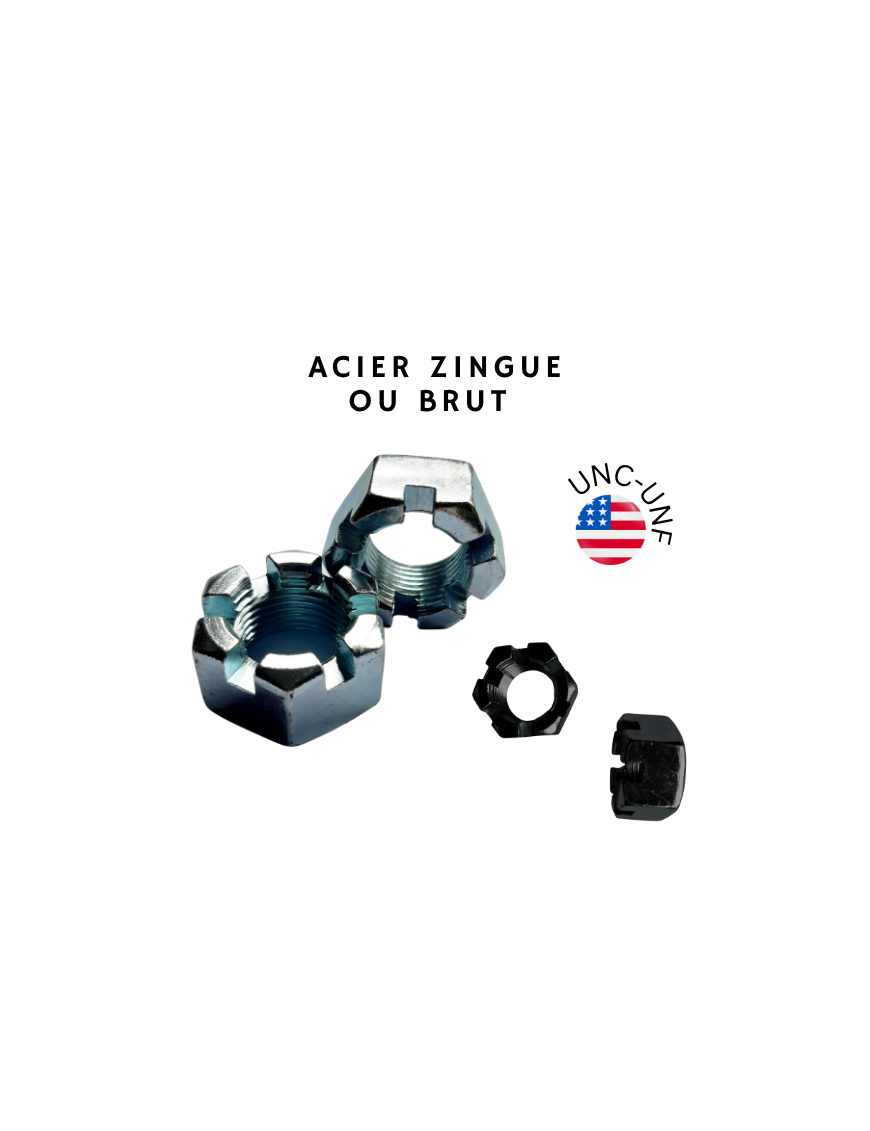 ECROU-CREANEAUX-UNC-UNF-POUCES-AMERICAINS