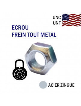 ECROU-FREIN-TOUT-METAL-UNC-UNF