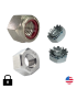 Ecrou américain bloquant, insert, nylstop