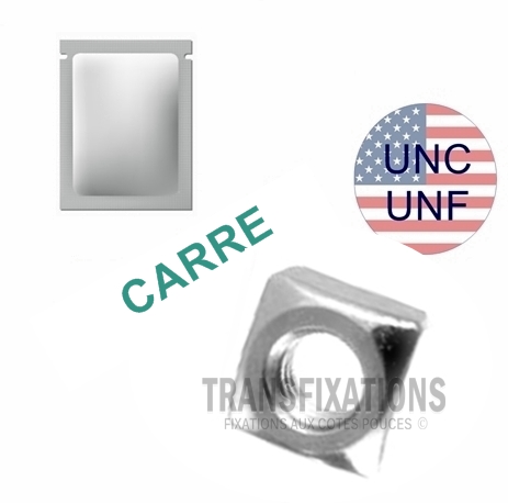 ECROU AMERICAIN CARRE UNC UNF